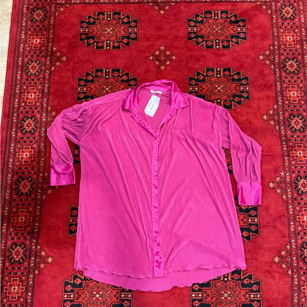 12th Tribe Pink Blouse